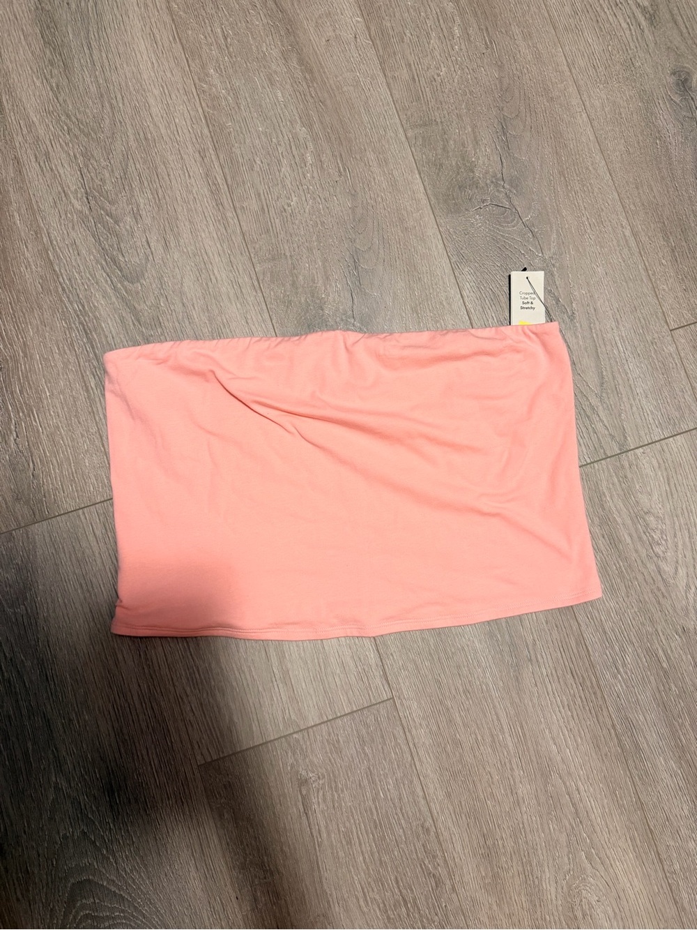 No Boundaries Peach Tube Top